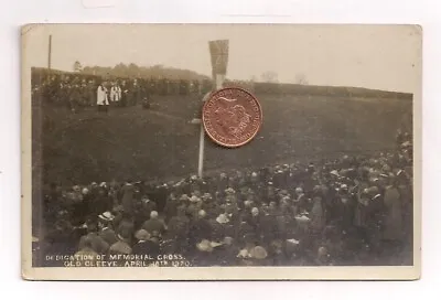 Old Cleeve Nr Minehead War Memorial Dedication 1920  Photographic Postcard • £16.99