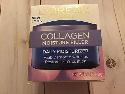 $16.99 • Buy L'Oreal Paris Collagen Moisture Filler Facial Day Night Cream 1.7 Oz  BRAND NEW