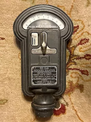 Vintage Duncan Parking Meter Original Patina 5 And 10 Cent - Working • $117