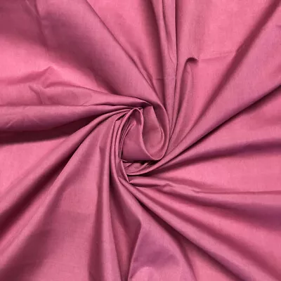 Plain Polycotton Fabric Dress Craft 60 Colours Poly Cotton Bunting Lining • £2.40