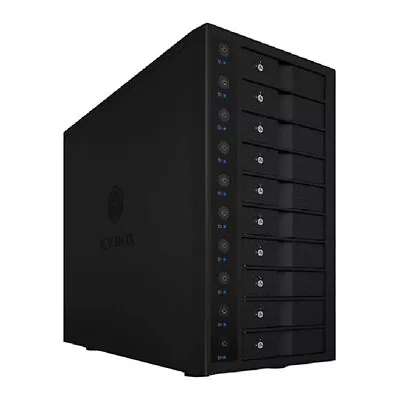 10 Bay ICY BOX IB-3810-C31 10x 3.5  HDD Enclosure 10 Gbit/s USB 3.1 Gen2 Type • £472.68