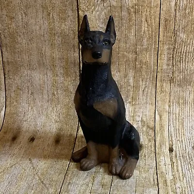 Vintage 90s 1992 Doberman Dog Figurine 5001 Universal Statuary 7 Inch Tall • $39.99