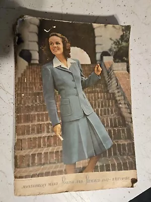 Vintage 1942 Montgomery Ward Spring Summer Catalog Baltimore • $30