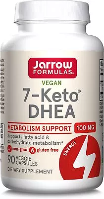 7-Keto DHEA Enhances Metabolism 100 Mg 90 Caps By Jarrow Formulas • $39.99