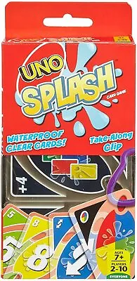 NEW - Mattel UNO Splash Edition Card Game • $52
