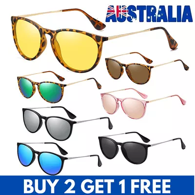 $13.99 • Buy Polarized Sunglasses Mens / Womens -Round Retro / Vintage Frame - Polarised Lens