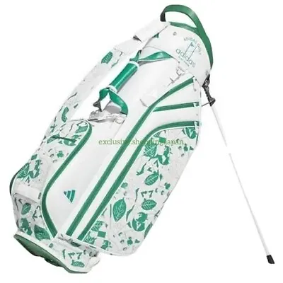 Adidas Golf Carry Stand Bag Play Green Graphic 8.5x47inch White / Green 2023 New • $309