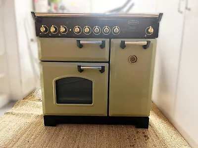 All Electric Rangemaster Classic Deluxe 90 Induction Oven In Olive Green • £438.46