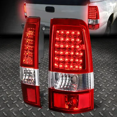 [full Led]for 03-07 Chevy Silverado Gmc Sierra Tail Light Rear Brake Lamp Red • $85.88