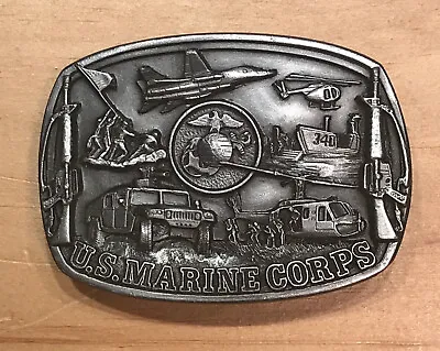 1991 Bergamot Belt Buckle U.s.marine Corps - Military Scene - Made In The Usa  • $20