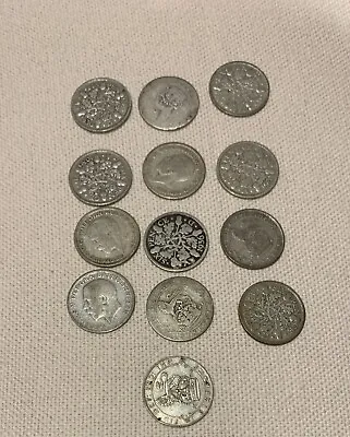 £16.99 • Buy George V Silver Sixpence Lot X 13 1914-1936