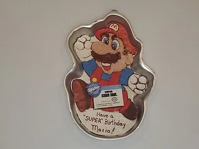 1989 Wilton SUPER MARIO BROS. Nintendo Party Character CAKE PAN Mold #2105-2989 • $67.99