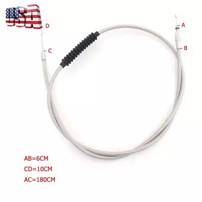 71  Steel Clutch Cable Fit For Harley XL Softail Heritage Road King Sportster • $34.77