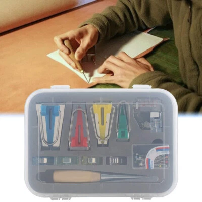 $12.59 • Buy 60pcs Fabric Bias Binding Tape Maker Kit Binder Foot For Sewing Quilting Sew Set