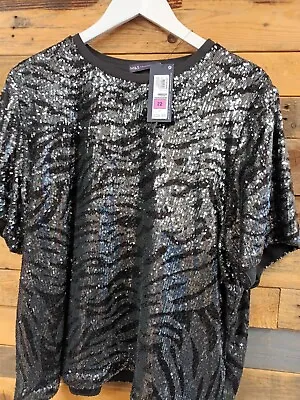 Marks And Spencer Sequin Top • £18