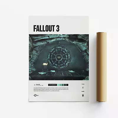 Fallout 3 (2008) Video Game Art Poster / Print • £11.99