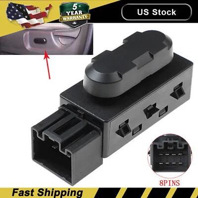 Driver Left Power Seat Switch 6 Way Fits 06-15 Ford F150 F250 Mustang Explorer • $13.82