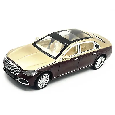 1/24 Alloy Metal Car Model Decoratiopn Sound & Light Gift Toy For Maybach S680 • $47