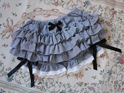 Pants Bloomers Shorts Loungewear Ruffled Knickers Women's Lolita Lace Pumpkin • £19.99