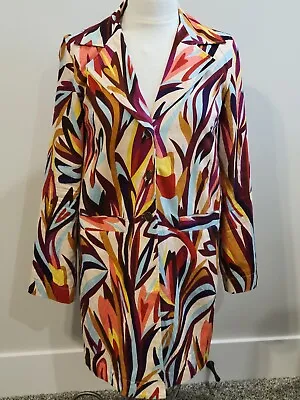 Missoni For Target Womens Small Lightweight Trench Coat Jacket Overcoat Duster • $29.99