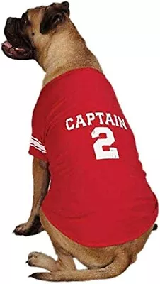 Zack And Zoey Americana Captain Dog Shirt XS Pet • $14.43