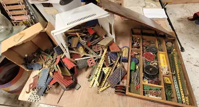 £180 • Buy Huge Vintage Meccano Joblot With Original Box