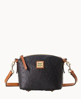 Dooney & Bourke Ostrich Mini Domed Crossbody Shoulder Bag • $83.30