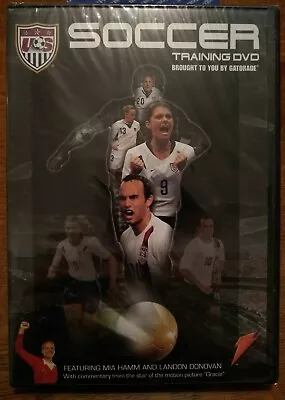 US Soccer Training DVD NEW Mia Hamm Landon Donovan Abby Wambach Gatorade Gracie • $12.94