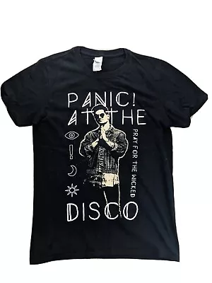 Panic At The Disco! Official Tour T-Shirt Pray For The Wicked 2019 Gildan Medium • £8.99