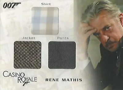 James Bond In Motion - TC04  Rene Mathis  Costume Card #0059/1300 • £16.99