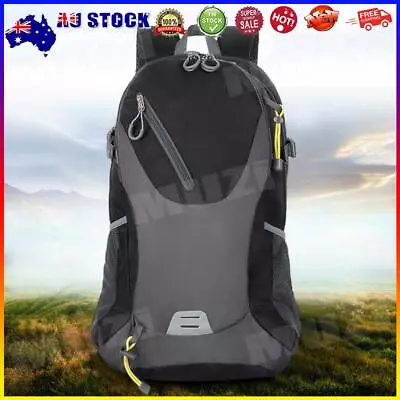 40L Outdoor Backpack Large-capacity Polyester Climbing Travel Knapsack (Black) # • $16.08