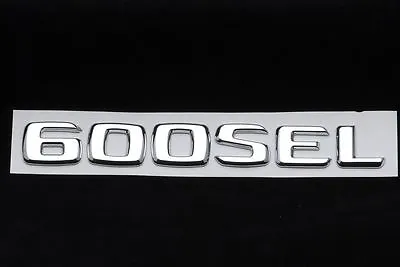 Trunk Lid Rear Emblem Badge Chrome Letters 600 SEL Fit For Mercedes Benz 600SEL • $14.72