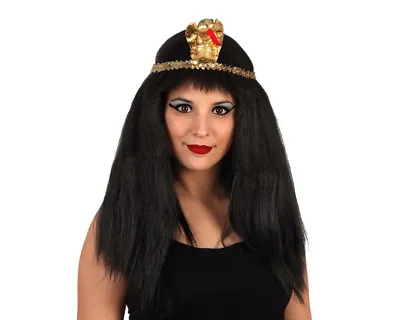 Ladies Egyptian Cleopatra Style Fancy Dress Wig • £15.99