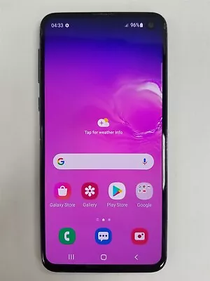 Samsung Galaxy S10e Dual SIM 128GB Black SM-G970F/DS (Unlocked) Discount ZW7296 • $109.68