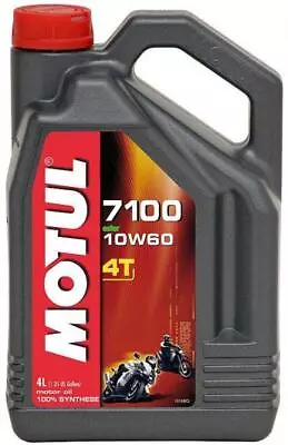 Motul 7100 Synthetic Ester 4T Motor Oil 10W-60 4 Liter • $70.49