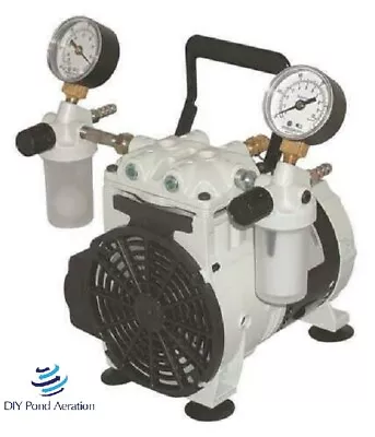 NEW Thomas Vacuum Veneer Pump 1/4hp 27.6 Hg With 2 -Vac Traps+Gauge+Handle+CORD • $1095.99