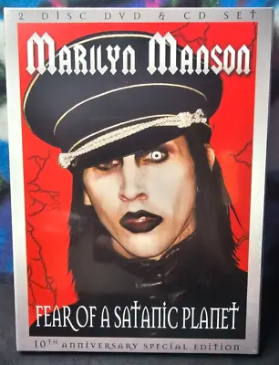 Marilyn Manson: Fear Of A Satanic Planet (DVD/CD 2011) • $16.25