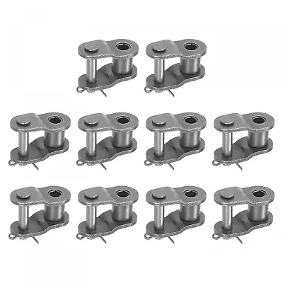 10Pcs #60 Chain Offset Half Link Roller 3/4  Pitch Carbon Steel Standard Chain • $21.49