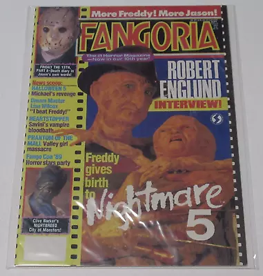 Fangoria Horror Magazine #86 1989 Nightmare 5 Nightbreed Friday 13th 8 • $25