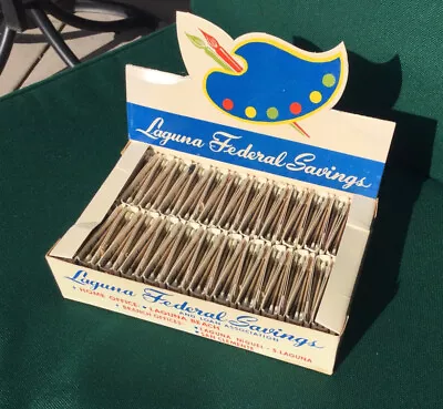 Rare! 1960’s LAGUNA BEACHCa. 50 UNSTRUCK FULL MATCHBOOK CASE Display-NEW • $32