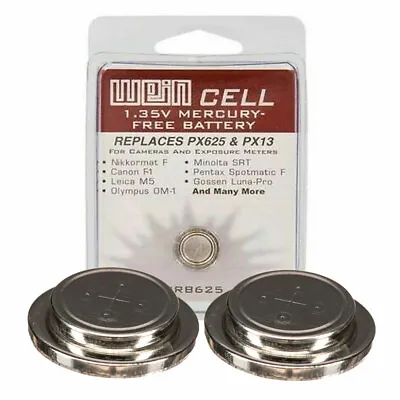 £15.95 • Buy 2 X Wein Cell MRB625 PX625 Replacement Mercury Battery 1.35v