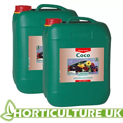 Canna Coco A + B Base Nutrient For Optimum Veg & Flower Coco Additive 10 Litres • £64.99