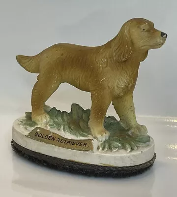 Lint Brush Golden Retriever Jasco Figurine Vintage • £12.52