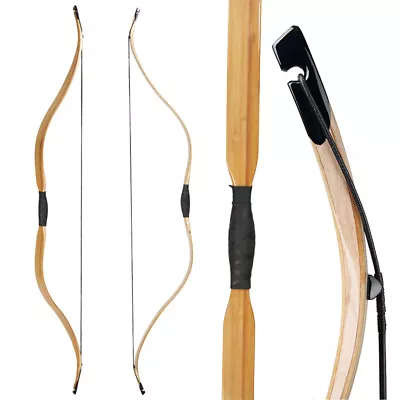 Archery 52  Traditional Mongolian Recurve Bow Laminated Limbs Horsebow Hunting • $193.63