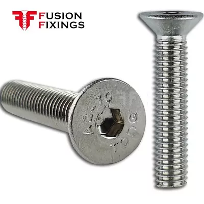 £2.99 • Buy M4 - M10 Socket Countersunk Screw A2 Stainless Steel Marine Grade Allen Key Bolt