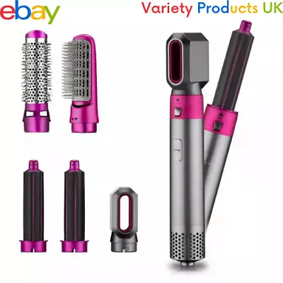5 In 1 Electric Hair Dryer Blow Hair Curler Set Detachable Styler Hot Air Brush. • £16.90