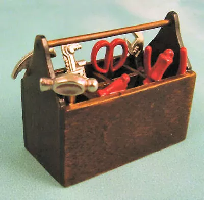 £4.50 • Buy Dollshouse - Toolbox + Lots Of Tools/ Garden/shed Items