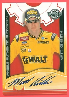 2003 Wheels Autograph MATT KENSETH Authentic Autograph On Card • $7