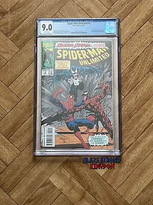 Spider-Man Unlimited #2 CGC 9.0 Maximum Carnage Final Part Brand New Just Graded • £59.99