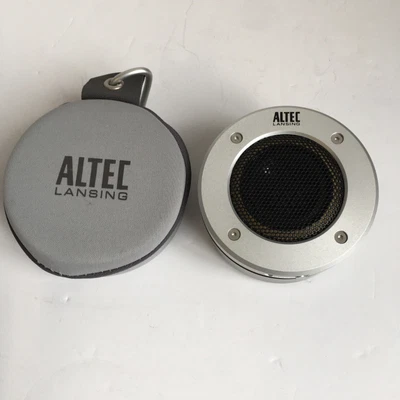 £10 • Buy Altec Lansing InMotion Round Portable Battery Powered Speaker IM237 W/ Case CS